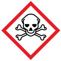 The meaning of the skull and crossbones WHMIS label is that the product can cause poisoning or death.