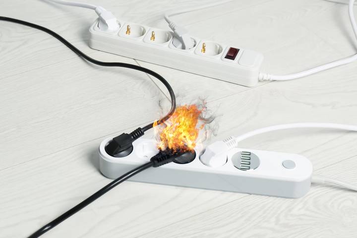 Cause - Faulty electrical equipment in the workplace