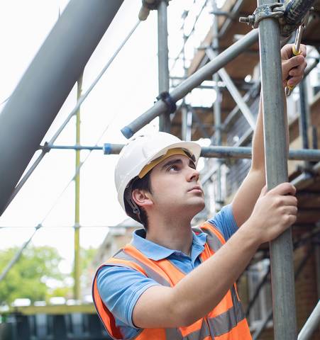 Safety Precaution - Inspect scaffolding diligently